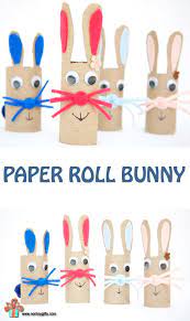 Paper Roll Bunny Craft For Kids Easter Bunny Crafts Bunny Crafts Easter Crafts For Kids