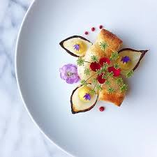 Organic Charred Sweet Onions Baked Crispy Mochi Filled With Wild Mushroom Pate Food Plating Food Art Food Design