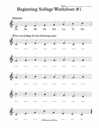 Beginning Worksheet 1 Solfege Worksheets For Classroom Instruction Music Theory Worksheets Solfege Worksheets Music Worksheets