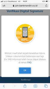 Aplikasi mandiri online mengalami gangguan setelah melakukan pembaruan menjadi livin by mandiri. Merasa Dipermainkan Saat Pembukaan Rekening Mandiri Online Media Konsumen