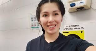 Heidi Mora, electricista de bus del CON Ponent