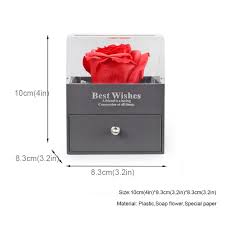 When autocomplete results are available use up and down arrows to review and enter to select. Bignosedeer 3d Flower Jewelry Box With Drawer Elegant Rings Box Wedding Engagement Ring Rose Flower Gift Boxes For Jewelry Bowls Plates Aliexpress