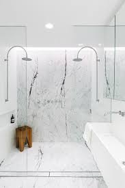 All White Sophisticated Kitchens And Bathrooms Marble Bathroom Designs White Marble Bathrooms Minimalist Bathroom