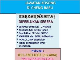 Cek/bilyet giro kosong adalah cek/bilyet giro yang diunjukkan dan ditolak tertarik dalam tenggang waktu adanya kewajiban penyediaan dana oleh lalu klik tombol besar untuk melakukan whitelist pada laman yang sedang anda jelajahi, dan ketika anda membuka laman ini kembali secara otomatis. Jawatan Kosong Di Cheng Baru Jawatan Kosong Melaka Facebook