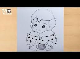Cute Baby Wake Up In The Morning Pencildrawing Youtube