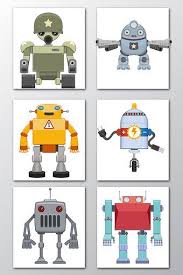 Cartoon Creative Robot Vector Png Images Ai Free Download Pikbest Cartoon Creative Vector