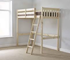 The spacious area below is. Loft Bunk Bed 2ft 6 Small Single Wooden High Sleeper Bunkbed Ladder Can Go Left Or Right Can Be Used By Adults Buy Online In Dominica At Dominica Desertcart Com Productid 133996122