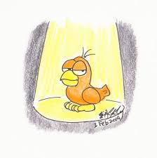 隆重介紹 小小鳥 實情是與很久沒見的大舅父飯聚 他說起我少年時愛唱 我是一隻小小鳥 怪啊 年幼就喜歡滄桑年長歌手的歌 現在這年紀卻聽年青的流行 歌 重點是 當年因為這首歌 我畫了同名漫畫 我是一隻小小鳥 設計了小主角小小 winnie the pooh