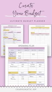 Budget Plannerbill Tracker Budget Binder Financial Etsy In 2020 Budget Planner Financial Budget Planner Budgeting