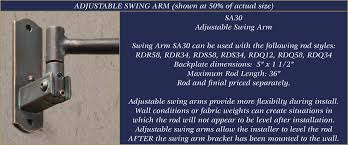 Shop curtain rods at acehardware.com and get free store pickup at your neighborhood ace. Fine Wrought Iron Swing Arms Wholesale Drapery Hardware Gaby S Shoppe