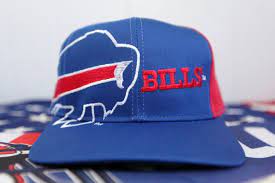 Vintage 90 S Buffalo Bills Big Logo Eastport Snapback Hat Buffalo Bills Snapback Hats Hats