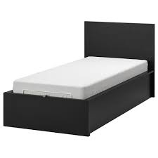 150x220 cm ikea tek kişilik düz pike & yatak örtüsü. Malm Single Ottoman Bed Blackbrown