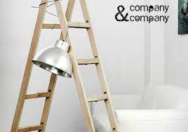 With an antique black finish, you can accessorize. Corner Ladder En Themag