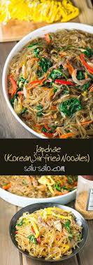 Added some thai chile paste, cause i like it hot! Japchae Korean Stir Fried Noodles Spicy Curries Crispy Peking Duck Or Aromatic Noodle Soup Asian Food Is Popular In Addition T In 2020 Korean Food Food Recipes