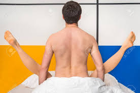 Young Couple Have Sex In Bed. Woman Is Lying On Her Back In Missionary  Position. Stock Photo, Picture and Royalty Free Image. Image 99901674.