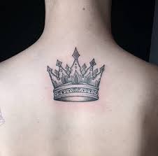 A Crown Because Hes King Or So He Thinks Have Of Neck Between Shoulder Blades 4 Tattoo Crown Tattoos For Women Tattoos For Guys Crown Tattoo Design