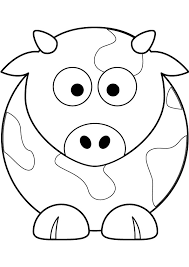 Download this adorable dog printable to delight your child. Cow 13273 Animals Printable Coloring Pages