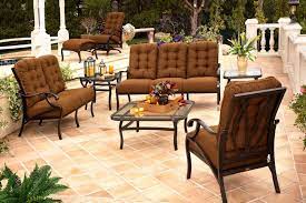 Mallin Patio Furniture Mallin Volare Circular Cushion Seating Patio Furniture