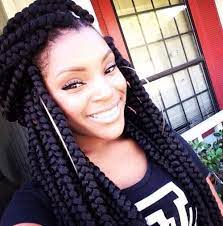 10 Awesome African American Braided Hairstyles For Long Faces Hair Styles Box Braids Styling Big Box Braids