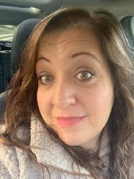 Daughter trying out makeup looks