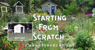 There's only one problem, it's winter outside. Starting A Garden From Scratch Yearly Photos Empress Of Dirt