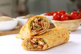 Goat Meat Shawarma with 2 Hotdogs