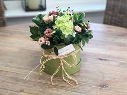 Excited To Share This Item From My Etsy Shop Artificial Pink Ranunculus Green V Small Flower Arrangements Rose Flower Arrangements Dried Flower Arrangements