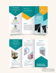 Get Your Hands On Our House For Sale Tri Fold Brochure Template You Ll Never Go Wrong With A Classic Tri Fold Brochure Brosur Lipat Tiga Brosur Desain Brosur