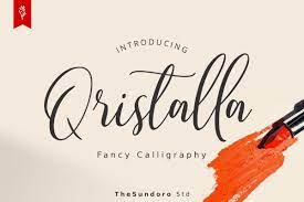 You won't run out of calligraphy fonts that will tickle your fancy. Qristalla Fancy Calligraphy Script Font Download Fonts