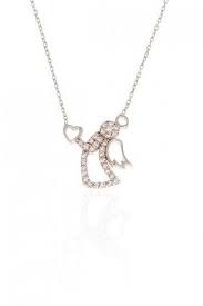 Else Silver Melek Kolye Silver Necklace Jewelry