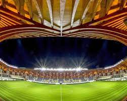 The following is a list of football stadiums in hungary, ordered by capacity. Gorgeous Cantilevering Roof Made Of Timber Tops Hungary S Spectacular New Pancho Arena