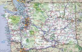 Washington State Map With Towns Large Detailed Roads And Highways Map Of Washington State With All Cities | Washington  State | Usa | Maps Of The Usa | Maps Collection Of The United States Of  America