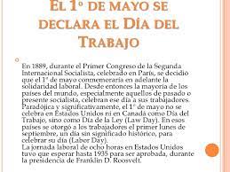 1º de mayo «día del trabajo». Mrtires De Chicago