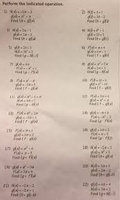 Function review + composition of function. Solved Please Help Me Fill Out My Worksheet Over Function Chegg Com