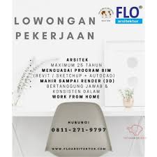 Telusuri lowongan kerja dan temukan kesempatan kariermu selanjutnya dengan jobstreet.co.id, situs rekrutmen no. Lowongan Kerja Arsitek Kantor Flo Arsitektur Di Solo Info Loker Solo