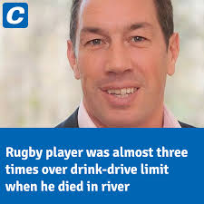 SAD NEWS: Former England rugby player Tom Voyce, 43, is believed to have  tragically died. It is suspected Tom has attempted to cross Abberwick Ford  near Alnwick in his car, which has