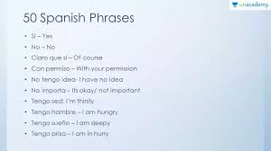 Image result for The most frequently used phrases in Spanish