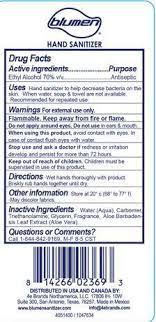 Check spelling or type a new query. 4e Brands North America Issues Nationwide Voluntary Recall Of Hand Sanitizer Due To Potential Presence Of Undeclared Methanol Wood Alcohol Fda