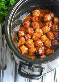 How about something hearty, flavorful, moist. Peach Bourbon Meatballs 4 Sons R Us