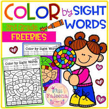 Learn about famous firsts in october with these free october printables. Free Color By Code Sight Words Third Grade By Miss Faleena Tpt