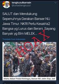 Fadli mengenang sosok tengku zulkarnain sebagai seorang yang sangat mencintai tanah air dan sangat nasionalis. Ig Narkosun On Twitter Kumpulan Hoax Tengku Zulkarnain 1 Hoax Aksi Demo 299 Dalam Cuitannya Dikatakan Peserta Demo 209 Sedang Bersujud Padahal Foto Yg Diposting Merupakan Aksi 212 Terdahulu Https T Co Pibmlbsxxn