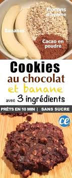 La Delicieuse Recette Des Cookies Au Chocolat Avec Seulement 3 Ingredients Recette Cookies Chocolat Recettes De Cuisine Cookies Recette