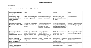 Socratic Seminar Rubric Pdf Socratic Seminar Teaching Literature Inquiry Learning
