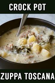 Crock Pot Zuppa Toscana This Crock Pot Zuppa Toscana Soup Is An Olive Garden Copycat Recipe That Makes It Easy To Bring T Video Easy Soup Recipes Recipes Easy Soups