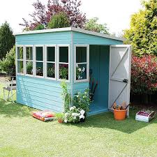 10 X 6 3 04m X 1 79m Shire Sun Pent Shiplap Potting Shed Wooden Summer House Wooden Sheds Potting Shed