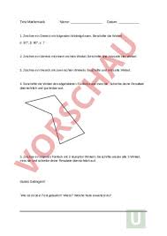 Arbeitsblatt Einfache Vielecke Zeichnen Und Messen Geometrie Korper Figuren