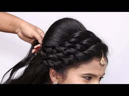 Latest Beautiful Wedding Party Hairstyles For Saree Latest Hairstyles Hairstyl Front Hair Styles Party Hairstyles For Long Hair Prom Hairstyles For Long Hair