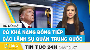 Báo nói đọc tin tức online việt nam thế giới nóng nhất trong ngày, kinh doanh việc làm, pháp luật đời sống, giáo. Tin Tá»©c 24h Má»›i Nháº¥t Hom Nay 24 7 Tt Trump Co Kháº£ NÄƒng Ä'ong Tiáº¿p Cac Lanh Sá»± Quan Trung Quá»'c Fbnc Youtube