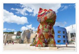 Jeff koons plays with ideas of taste, pleasure, celebrity, and commerce. Matteo Colombo Welpe Von Jeff Koons Bilbao Poster Online Bestellen Posterlounge De