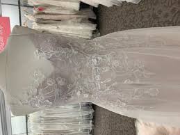 Embroidered Floral Tulle A Line Wedding Dress David S Bridal A Line Wedding Dress Davids Bridal Wedding Dresses Davids Bridal